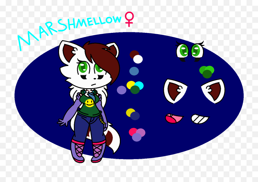 Marshmellow Ref Sheet - Fictional Character Emoji,Animation Emotion Sheet