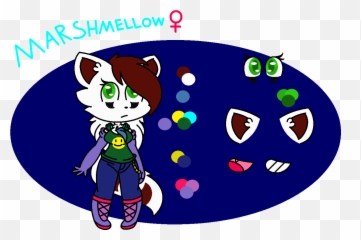 Marshmellow Ref Sheet - Fictional Character Emoji,Animation Emotion Sheet