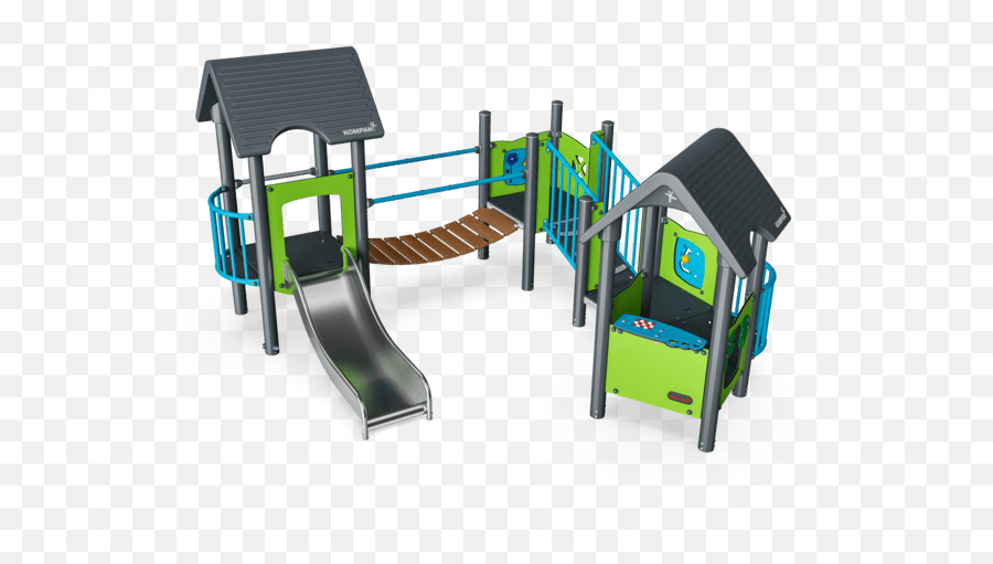 Triple Play Tower With Bridge - Playground Emoji,Pre Emotions Dramatic Play