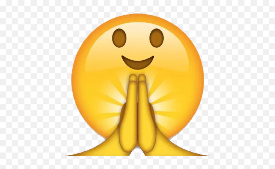 Emojis Sticker Pack - Stickers Cloud Happy Emoji,Praying Emoji Emoticon