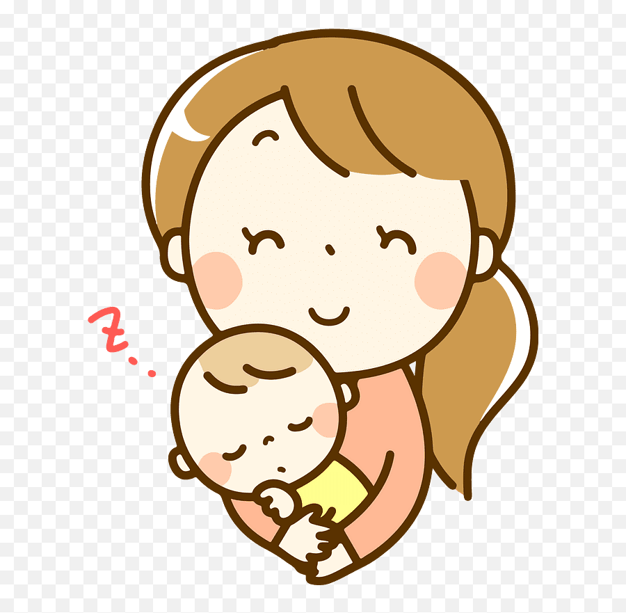 Mom And Daughter Clipart - Mom Baby Clipart Emoji,Mom And Daughter Emoji Clear Background