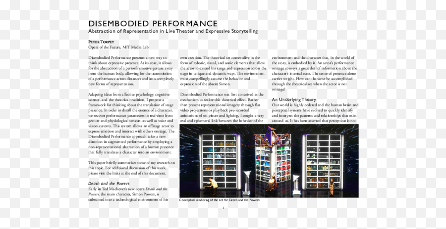 Pdf Disembodied Performance A Summary Peter A Torpey - Vertical Emoji,Opera Story In Emoticon