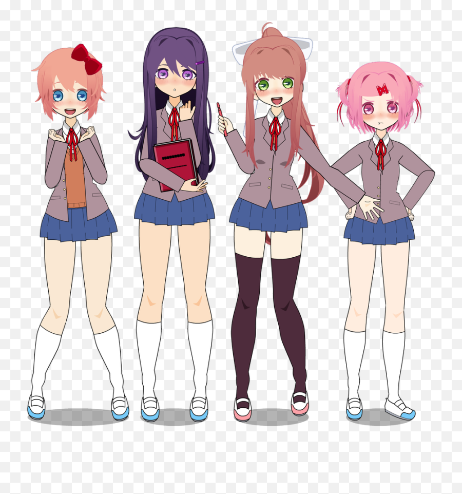 Ddlc Dokidokiliteratureclub Sticker Emoji,Doki Doki Literature Club Emojis