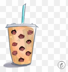 Top Iced Tea Stickers For Android Ios - Transparent Bubble Tea Gif Emoji,Sick Hot Tea Emoticon