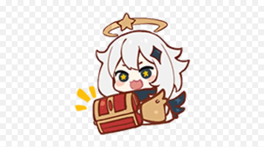 Gi Pack 1 Sticker Pack - Stickers Cloud Emoji,Honkai Impact Emojis