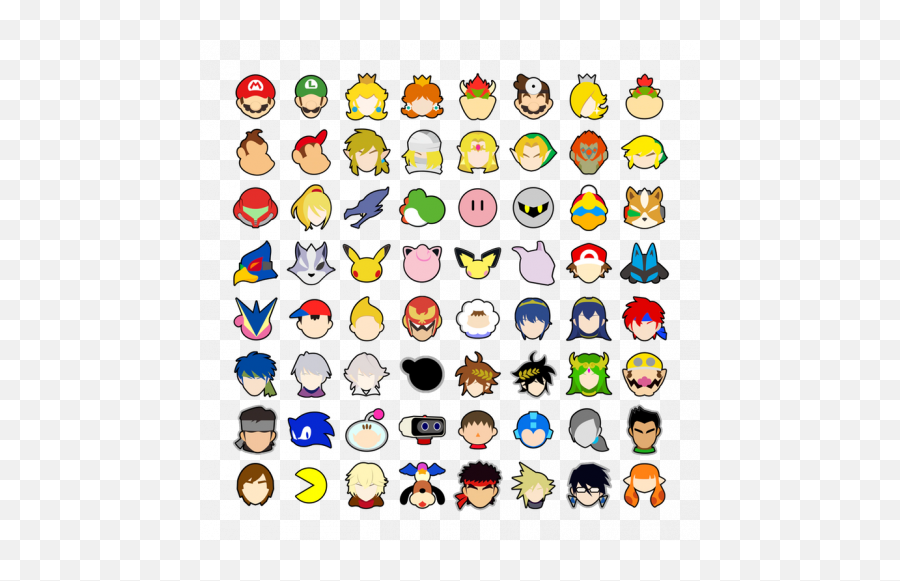 Super Smash Bros - Smash Bros Stock Icons Emoji,Olimar Emoticon