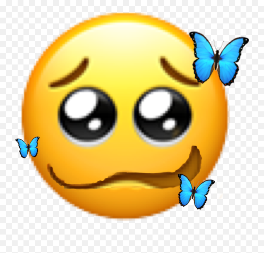 Nervous Butterflys Crush Love Emoji - Simp Emoji,Nervous Emoji Text