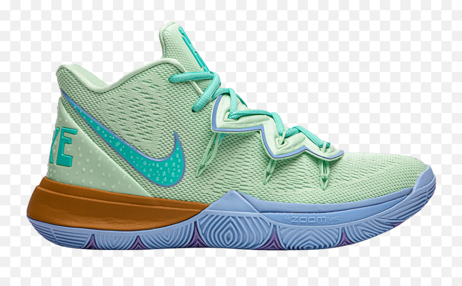 Original Nike Kyrie 5 Irving 5th Generation Ep Basketball Shoes - Kyrie 5 Squidward Real Emoji,Emoji High Top Sneakers