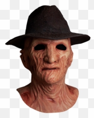 Deluxe Freddy Krueger Mask With Fedora - Trick Or Treat Studios Freddy Krueger Mask Emoji,Freddy Krueger Emoji