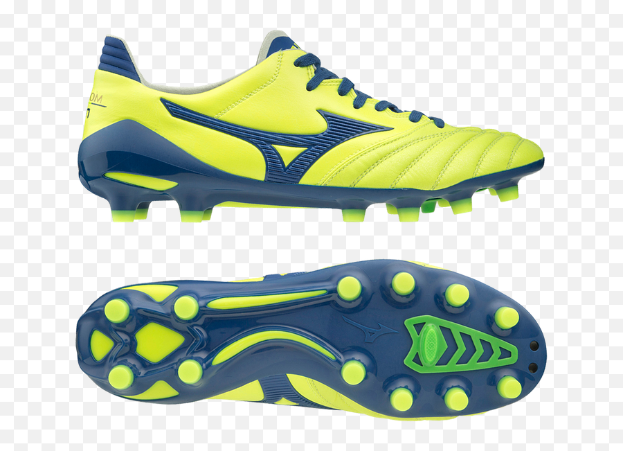 Mizuno Morelia Neo Ii Brazil Spirit Japan Fg - Yellow Emoji,Soccer Brazil Fan Emotion