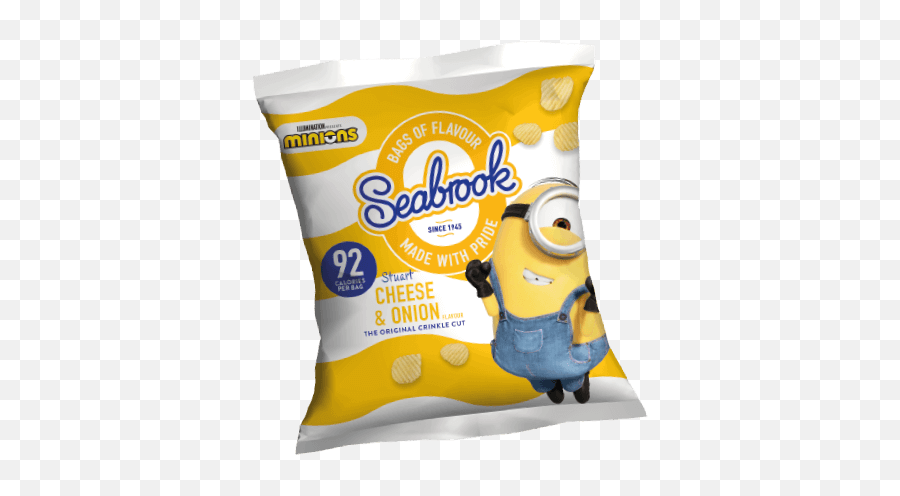 Minions Crinkle Cut Crisps By Seabrook Emoji,Minion Dancing Emoticon Meaning