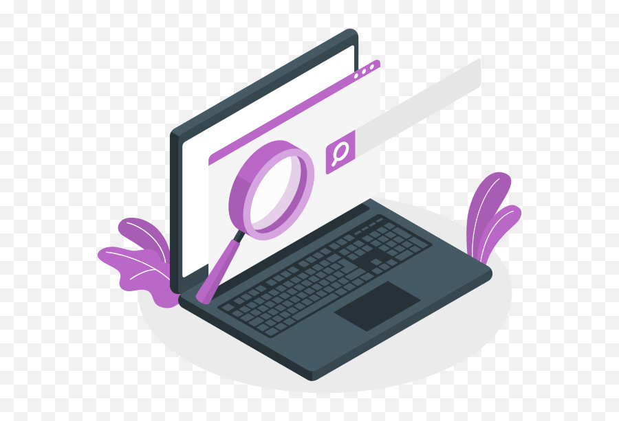 Search Engines By Freepik Stories Svg Png Illustration Emoji,Computer Magnifying Glass Emoji