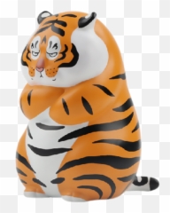 Panghu Fat Tiger Series Blind Box By Bu2ma Pre - Order Ships Emoji,Fat Cute Cat Emoji