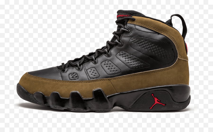 Air Jordan 9 - Jordan 9 Olive Emoji,Hiking Boot Emoji