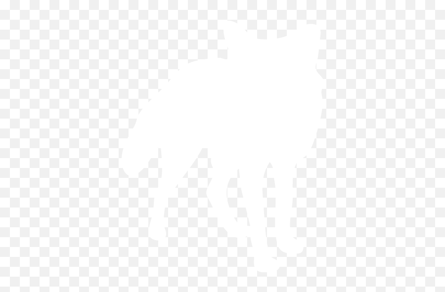 White Fox Icon - Animal Icon White Transparent Emoji,Fox Emoticon Text