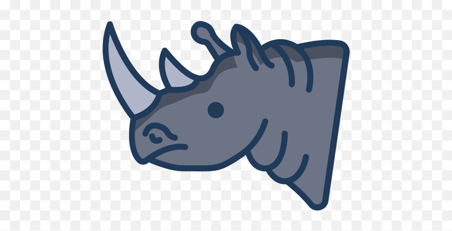 Rhinoceros - Free Animals Icons Emoji,Android Animal Emoji