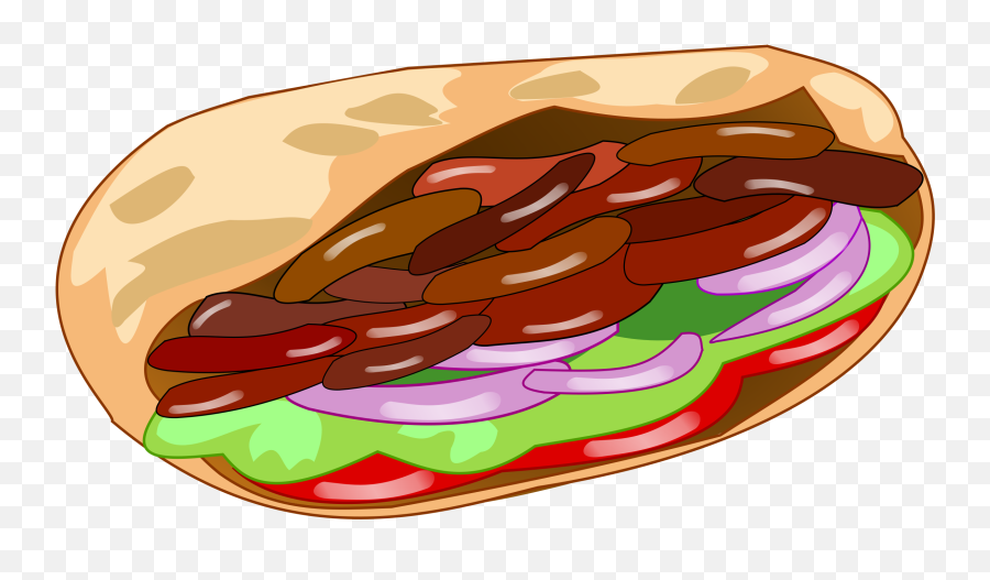 Kebab Clipart Doner Kebab - Kebab Clipart Emoji,Kebab Emoji