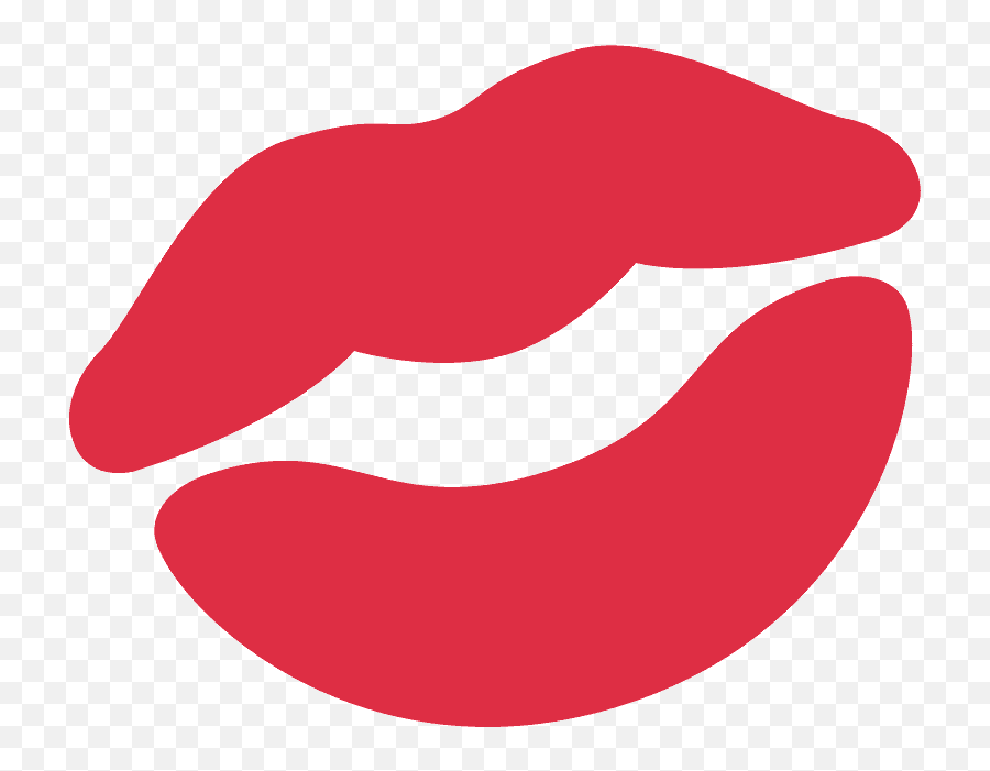 Kiss Mark Emoji Clipart - Twitter Kiss Emoji Png,Mark Emoji