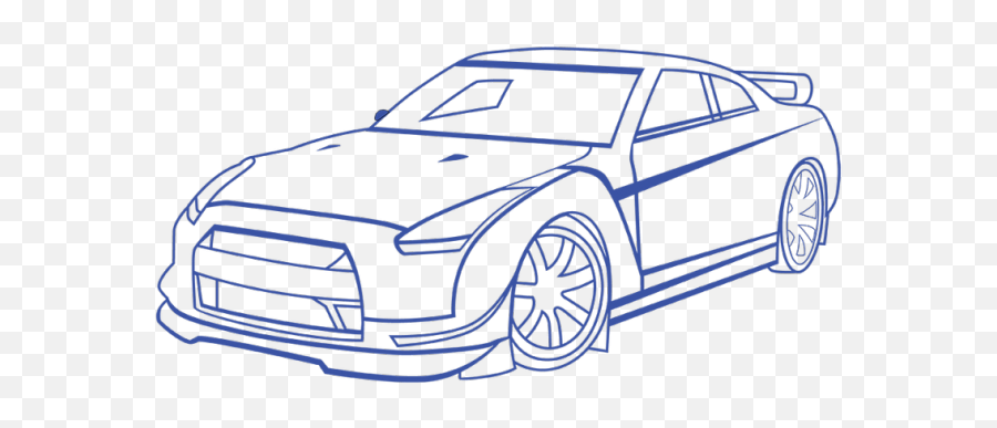 Race Car Outline Png U0026 Free Race Car Outlinepng Transparent - Rocket League Drawing Easy Emoji,Formula 1 Emoji