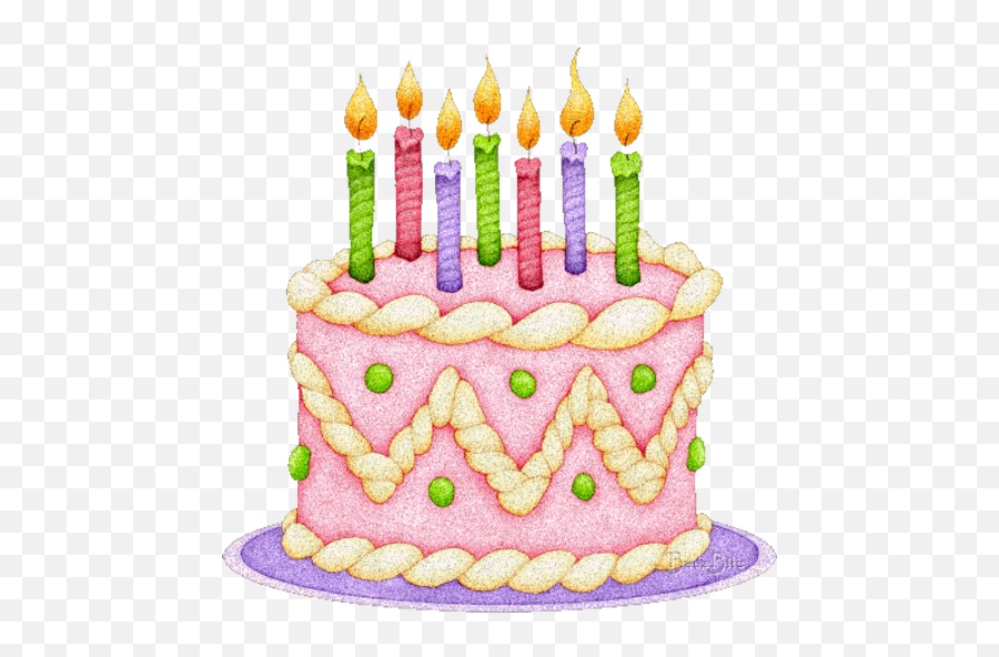 Happy Birthday Gifs - Cake Gif Transparent Background Emoji,Birthday Candle Emoji