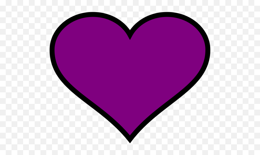 Purple Heart Png Svg Clip Art For Web - Download Clip Art Dark Purple Heart Transparent Emoji,Purple Heart Emoji Png