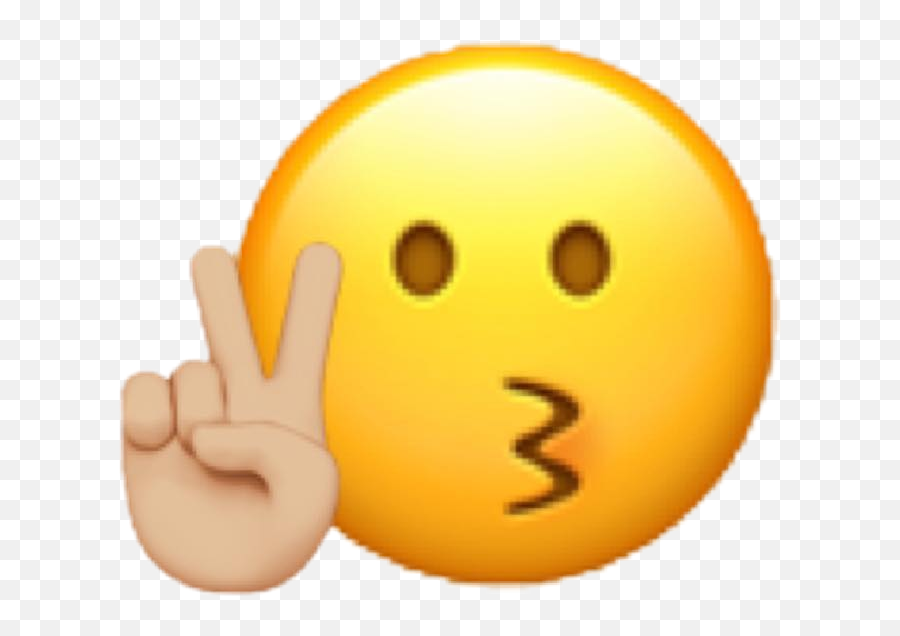 Emoji Meme Peace Sticker - Happy,Peace Sign Emoji Iphone