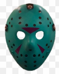 Jason Turquoise Custom Mask Png Official Psds - Goaltender Mask Emoji,Jason Mask Emoji
