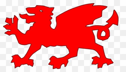 Welsh Dragon Flag Colouring Page - Welsh Flag For Kids Emoji,Welsh Dragon Emoji