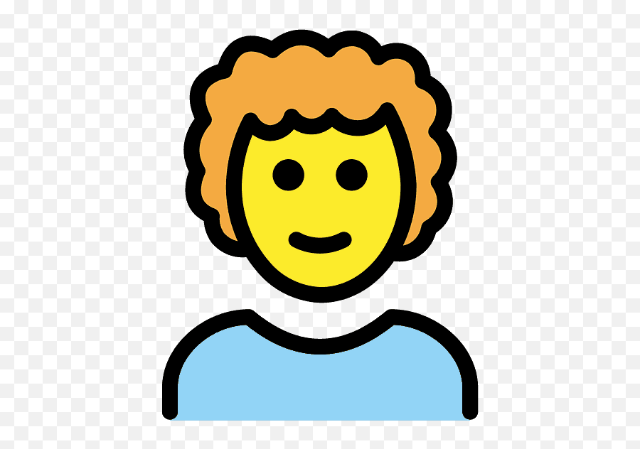 Cheveux Bouclés Adulte Image Clipart - Emoji,Emoji Adulte