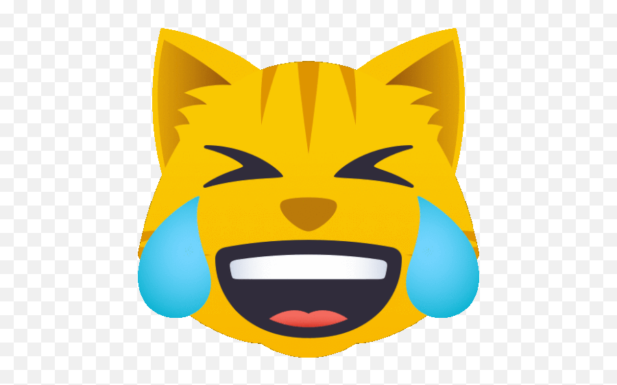 Tears Of Joy Cat Gif - Tearsofjoy Cat Joypixels Discover U0026 Share Gifs Cat Thingking Face Joypixels Emoji,Tears Of Joy Emoji Gif