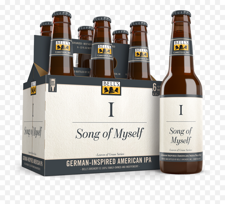 Breweriana Beer Bells Brewery Michigan - Leaves Of Grass Emoji,Emoji Leaves And Beer
