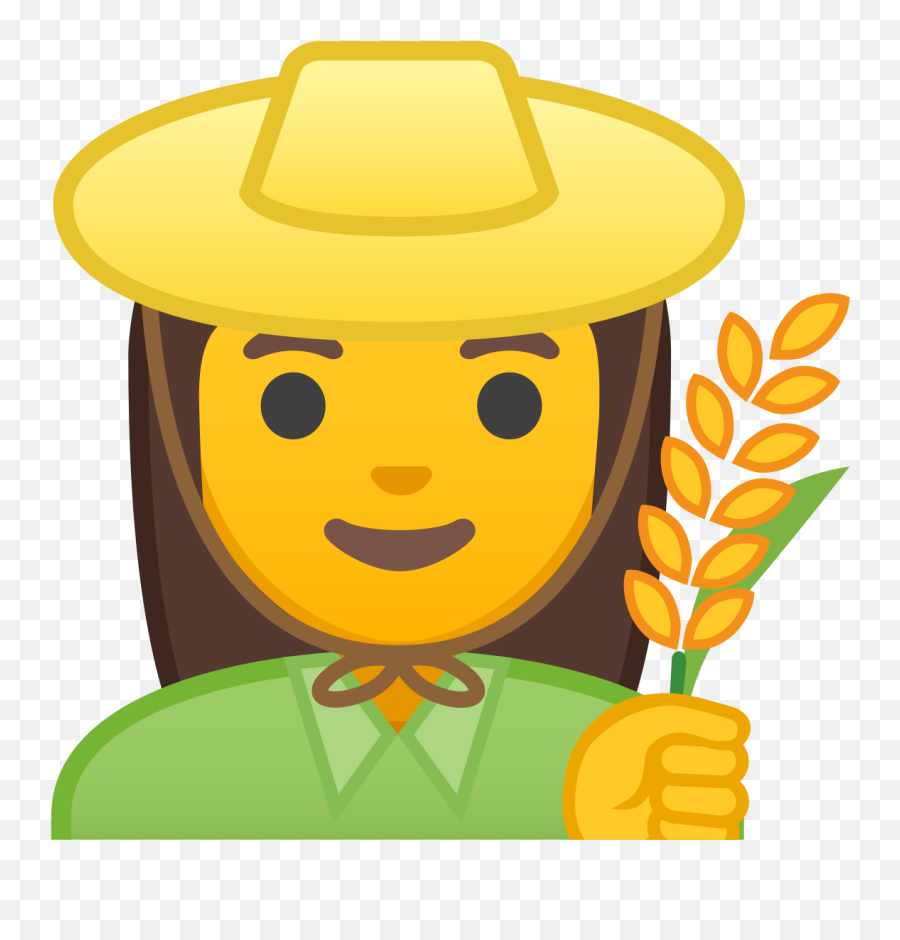 Woman Farmer Emoji Meaning With - Farmer Emoji,Cowboy Hat Emoji