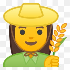 Woman Farmer Emoji Meaning With - Farmer Emoji,Cowboy Hat Emoji