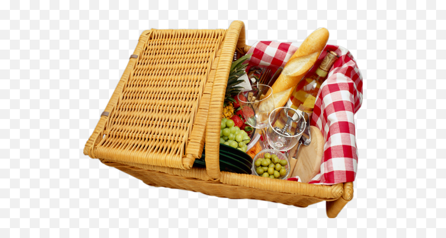 Picnic Basket Food Sticker - Full Picnic Basket Png Emoji,Picnic Basket Emoji