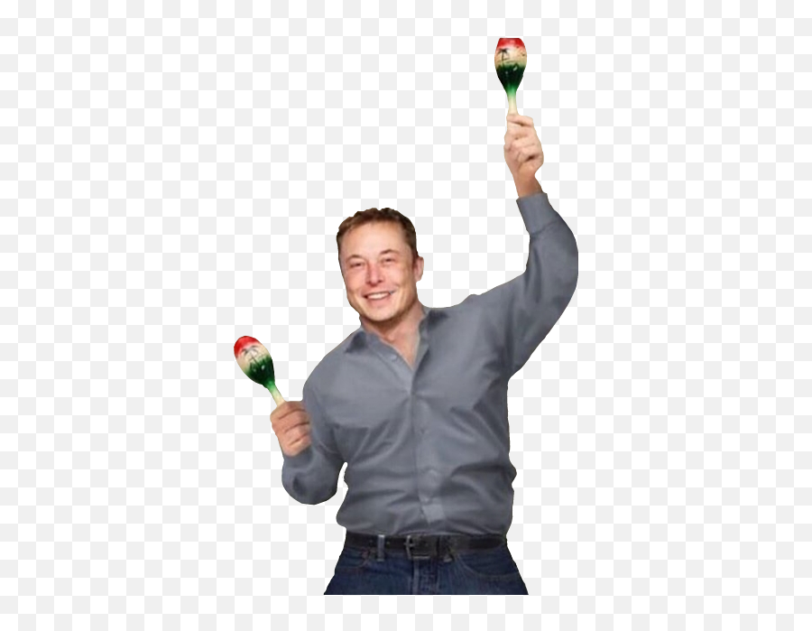 The Most Edited Elon Musk Picsart - Elon Musk Maracas Sticker Emoji,Elon Musk Emoji