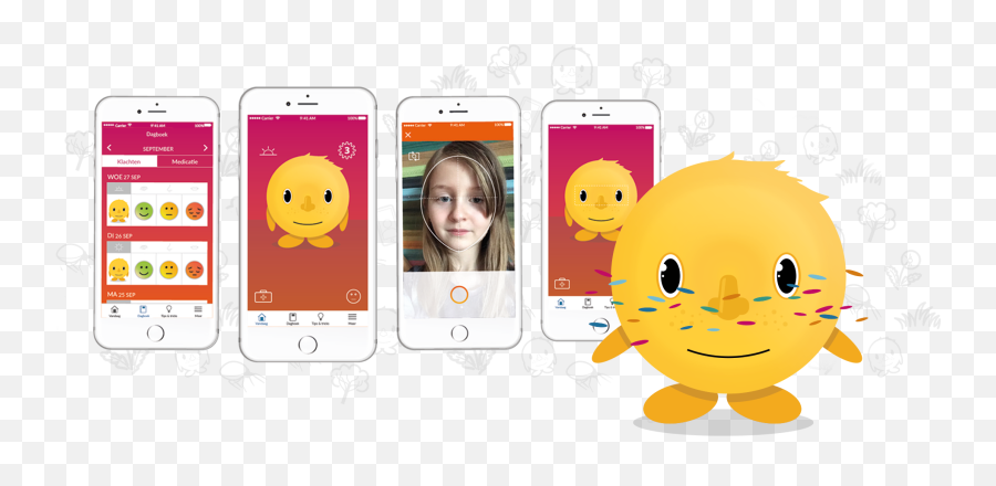 App For Children With Hay Fever - Happy Emoji,Runny Nose Emoticon