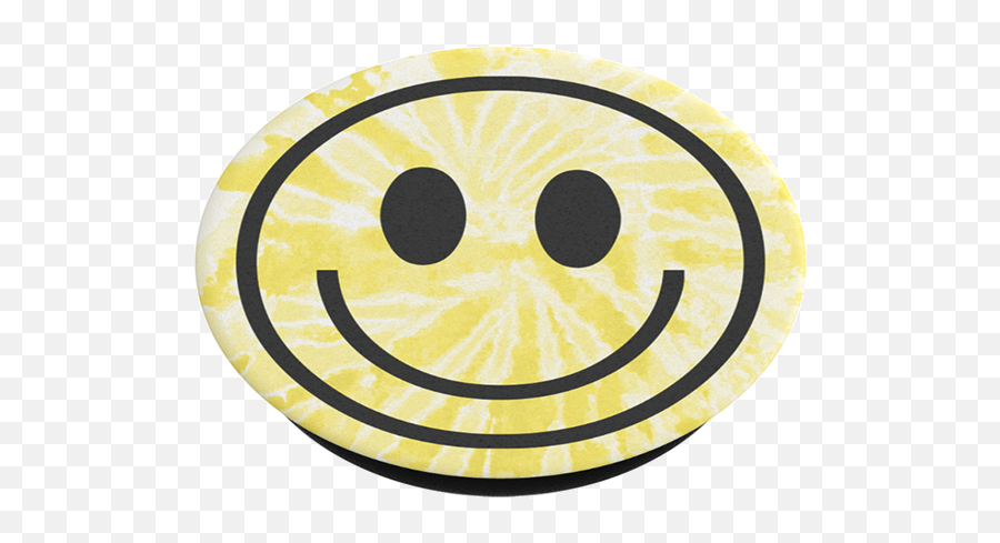 Popsockets Phone And Tablet Swappable Popgrip - Tie Dye Smiley Tie Dye Smile Emoji,New Emoticon For Live Mail