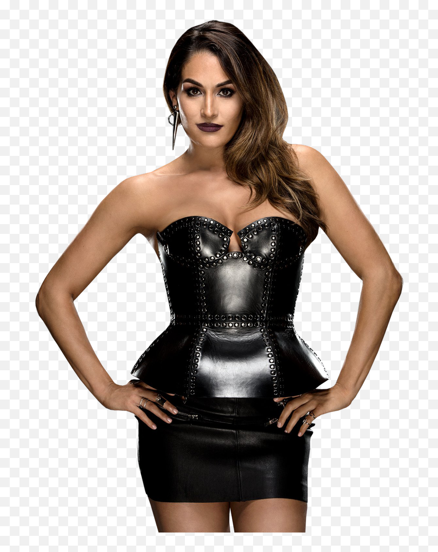 Nikkibella Sticker - Nikki Bella Black Strapless Dress Emoji,Nikki Bella Emoji