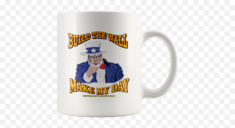 1 - Uncle Sam 11oz White Mug U2013 Goophicusgraphicus Magic Mug Emoji,Have A Nice Day Mug Emoticon