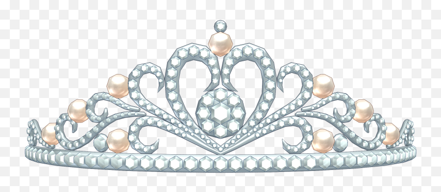 Silver Qween Love Princess Sticker By Proomo - Silver Princess Crown With Heart Png Emoji,Qween Emoji