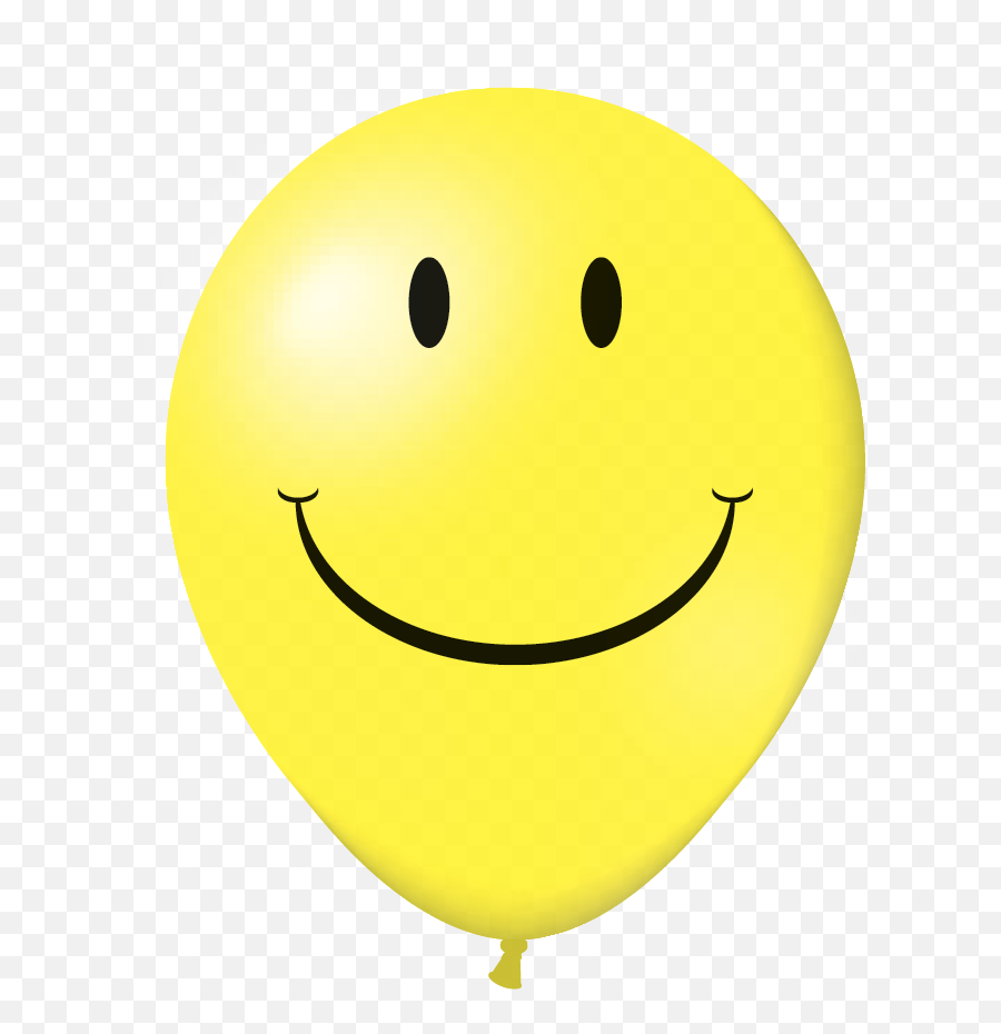 17 Inch Round Balloons Qty 72 - Transparent Smiley Face Balloon Emoji,Pinkribbon Emoticon