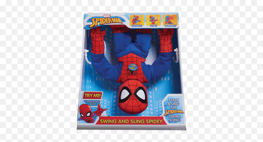 Holiday Gift Guide For Kids - Marvel Spider Man Swing And Sling Spidey Emoji,Spiderman Emoticons