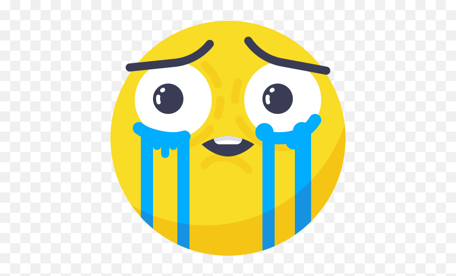 Emo Emoticon Crying Cry Free Icon Of - Happy Crying Emoji Png,Emo Emoji