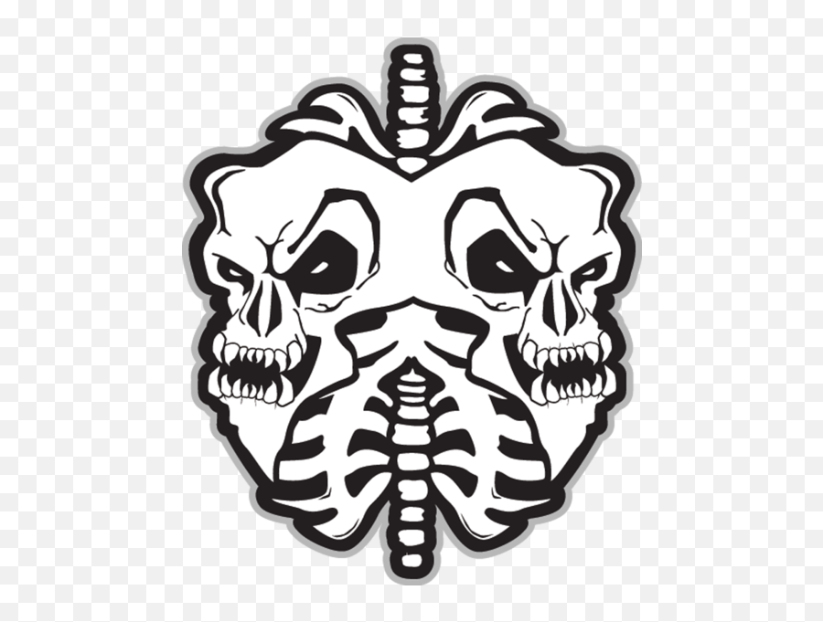 Twiztid - Rib Cage Skulls Psd Official Psds Twiztid Ribcage Emoji,Cage Emoji