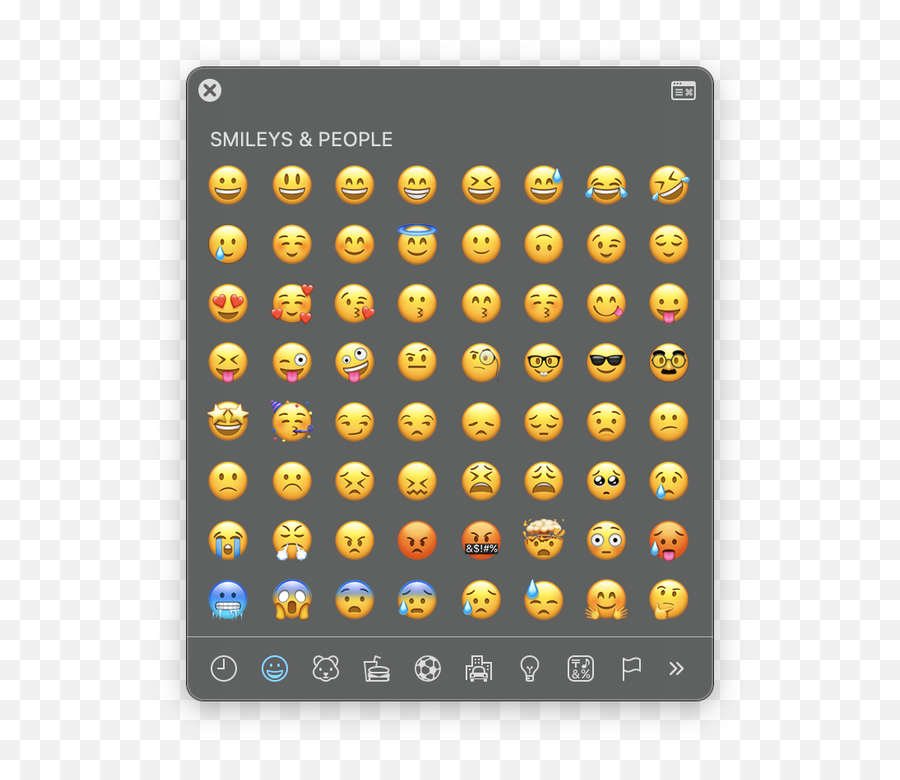 In Macos Big Sur Is There A Shortcut To Bring Up The Emoji - Signal Private Messenger Emojis,Point Up Emoji