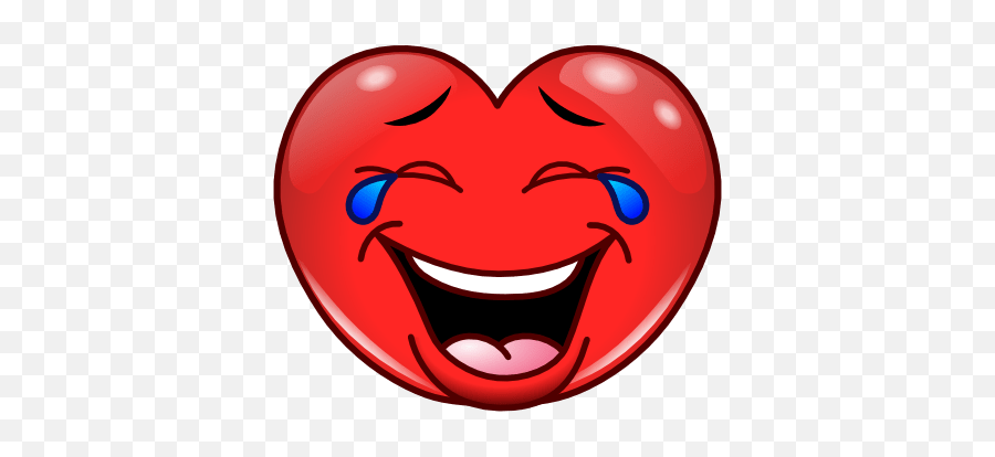 Valentines Love Stickers - Happy Emoji,Emoticon Riéndose