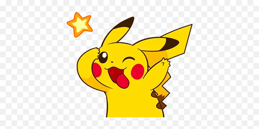 Download Pikachu 03 By Claudia110388 - Pokemon Line Sticker Pikachu Line Stickers Emoji,Facebook Stitch Emoticon