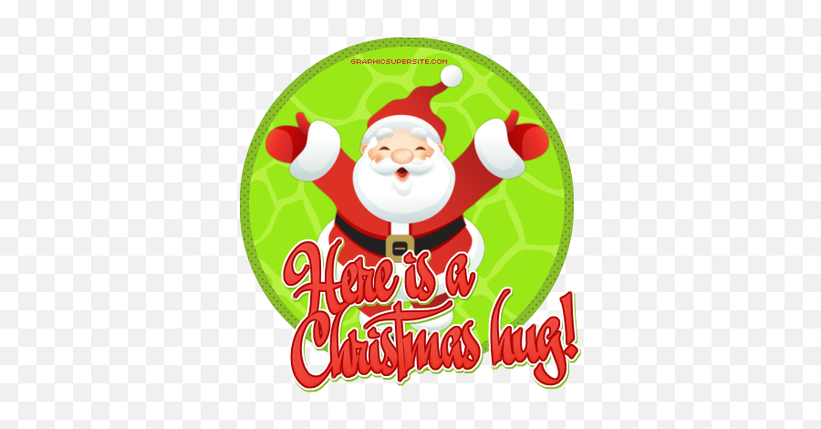 Christmas Hugs Quotes Quotesgram - Santa Claus Icon Transparent Emoji,Funny Hugs & Kisses Emojis