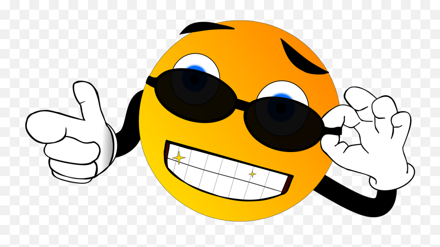 Smile Smiley Cool - Chill Smiley Emoji,Cool Emoticons