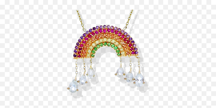 Apres La Pluie Le Soleil Necklace - For Teen Emoji,Emotions Jewelry